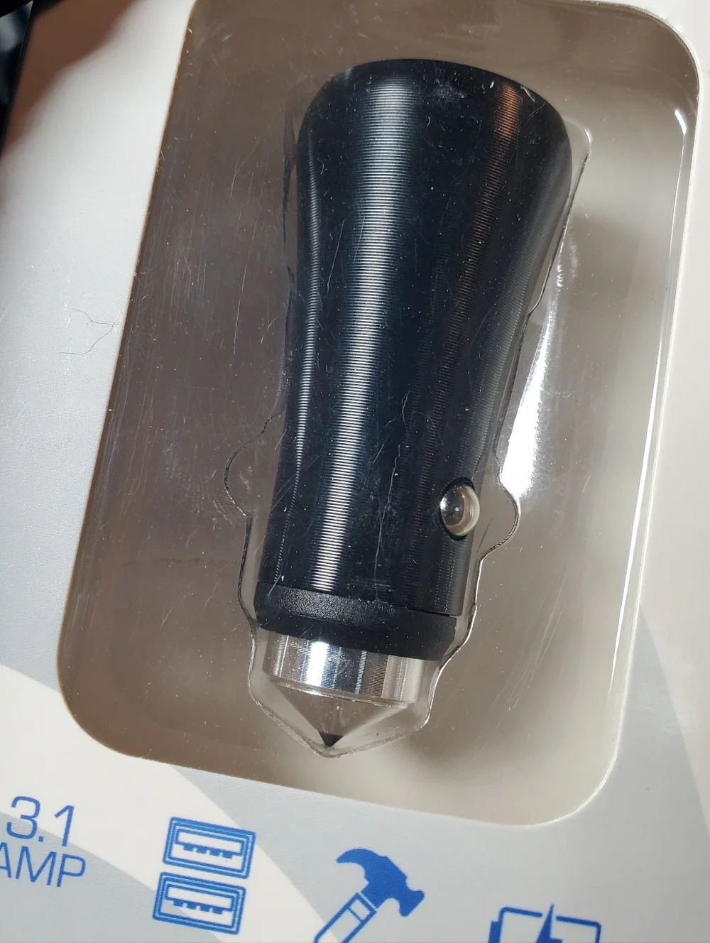 Two in One: Car Charger & Window Breaker
